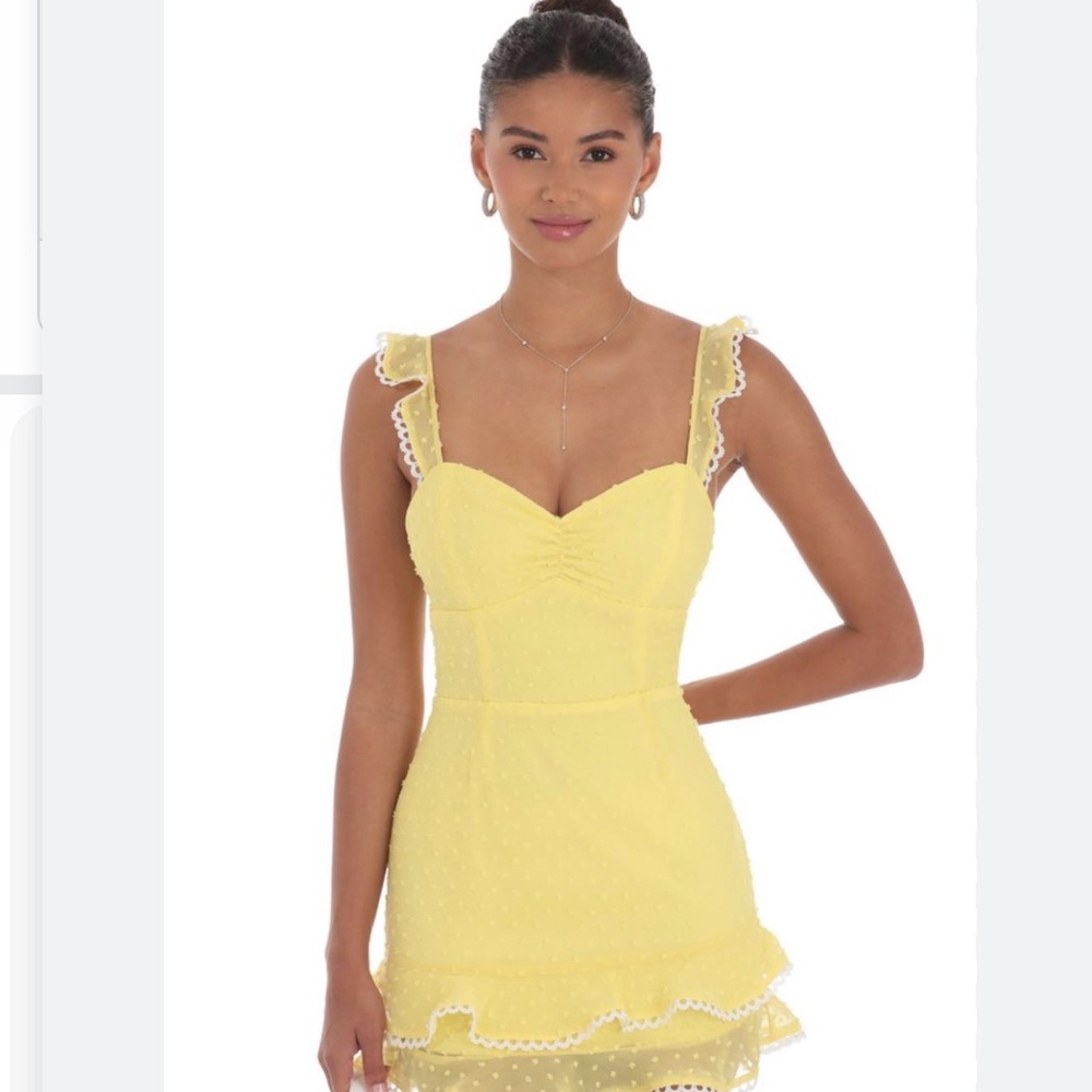 Lucy in the Sky Sunny Yellow Mini Dress
